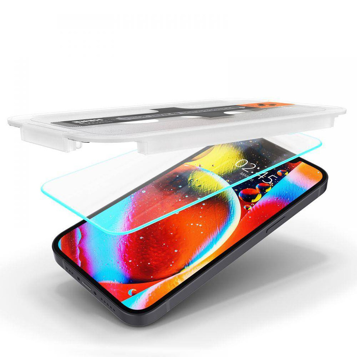 TEPELNÉ Tempered Glass SPIGEN iPhone 13 MINI GLAS.TR "EZ FIT" 2 BALENÍ