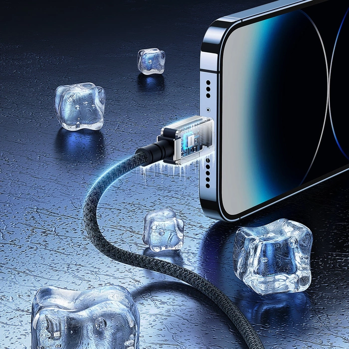 [B WARE] USB-Kabel – Lightning Baseus Unbreakable 2,4 A 480 Mbit/s 2 m – Weiß