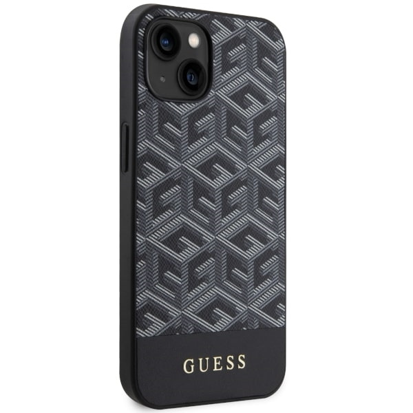 Case Guess GUHMP14SHGCFSEK iPhone 14 6.1" black/black hardcase GCube Stripes MagSafe Case