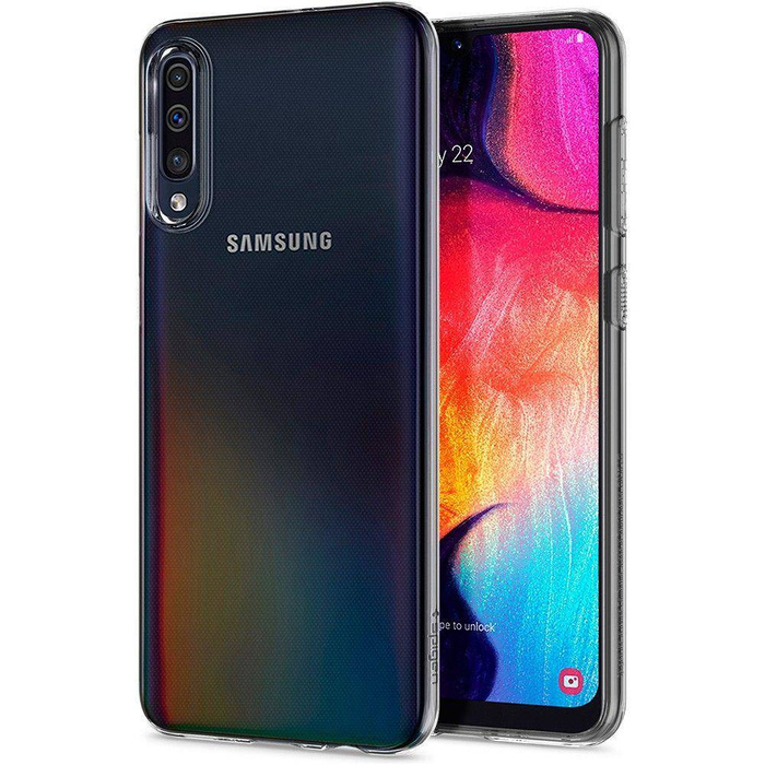 Telefontok SPIGEN Sgp folyadékkristályos Samsung Galaxy A30s A50 A50s átlátszó átlátszó tok