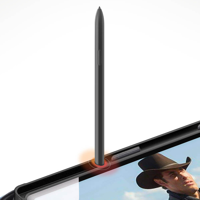 DUX DUCIS Domo összecsukható Telefontok táblagéphez Smart Sleep funkcióval Samsung Galaxy Tab S8 Ultra állvány fekete