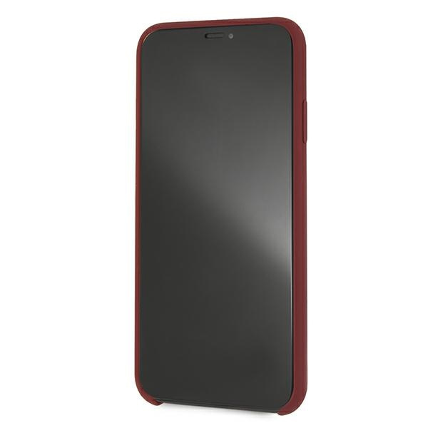 Cover MERCEDES Apple iPhone Xs Max Silicone Line Red Hardcase