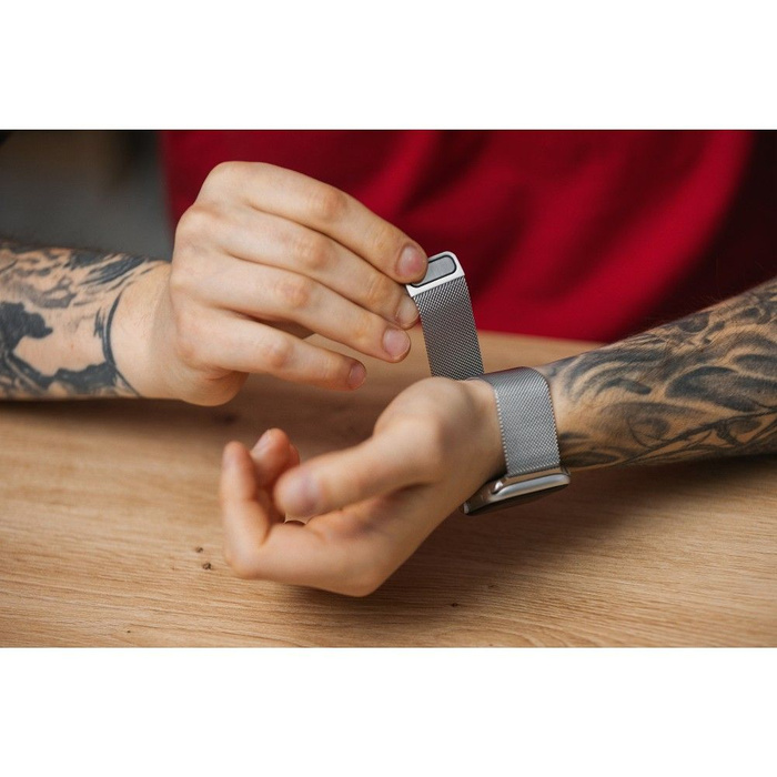 FORCELL F-DESIGN FA03 pasek do APPLE Watch 42 / 44 / 45 / 49 mm różowy