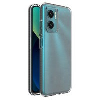 Funda Spring Case funda gel TPU con marco de color para Xiaomi Redmi 10 negro