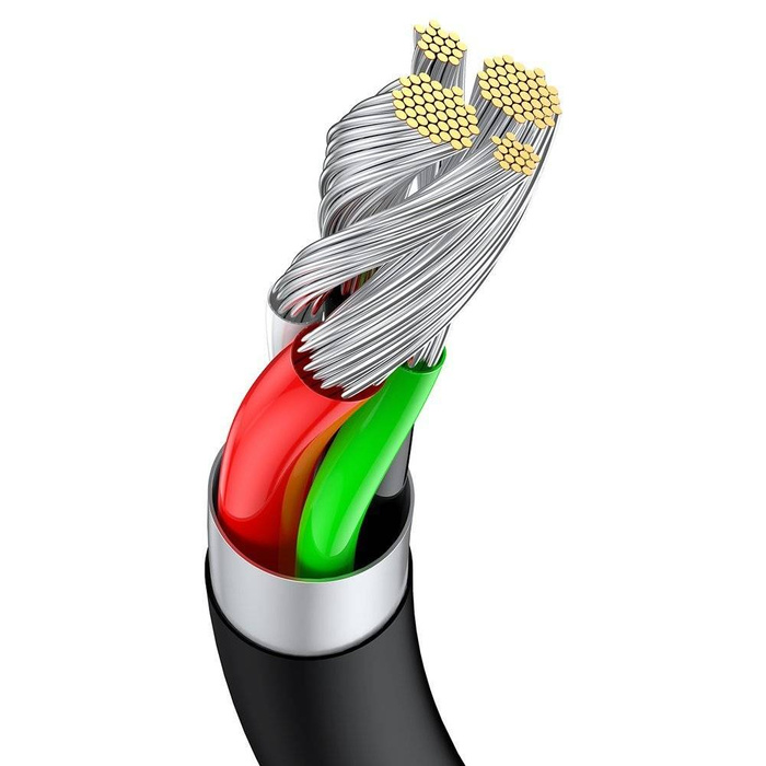 Baseus Superior USB kabel - USB Typ C 66 W (11 V / 6 A) Huawei SuperCharge SCP 2 m černý (CATYS-A01)