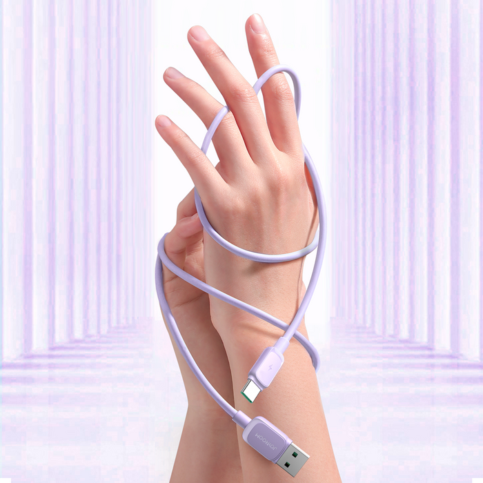 Câble USB - USB C 3A 1,2m Joyroom S-AC027A14 - violet