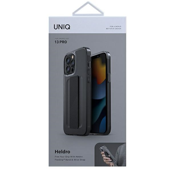Custodia Uniq Heldro iPhone 13 Pro / 13 6.1 &quot;fumoso/fumo