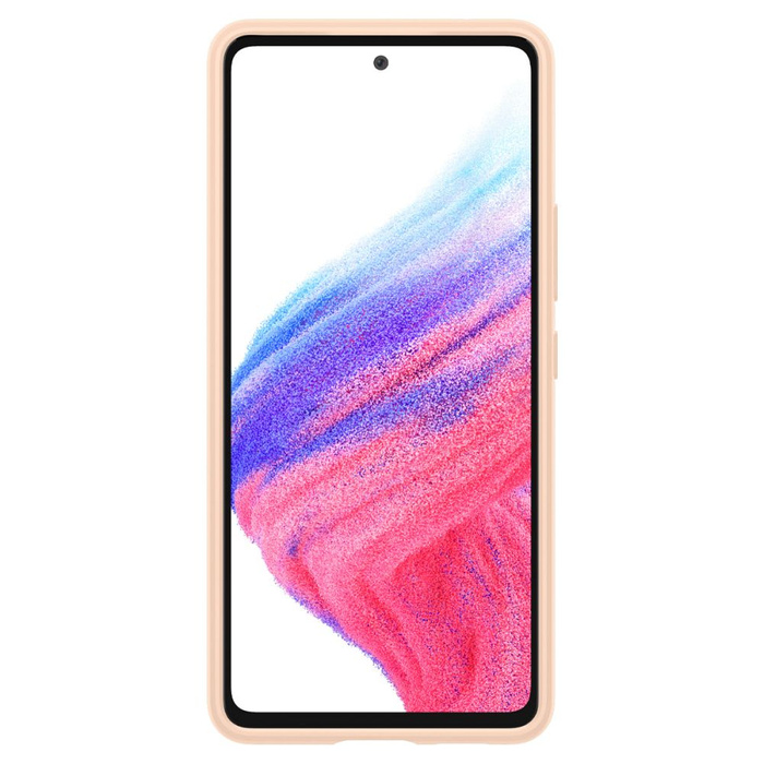 Spigen Thin Fit GALAXY A53 5G Hülle BAUMWOLLE PFIRSICH