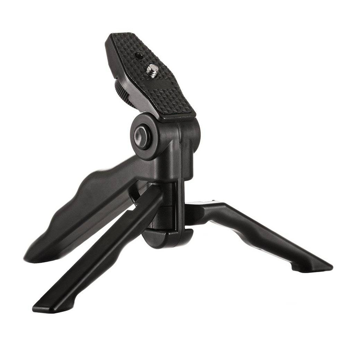 Support avec mini trépied pour caméras de sport GoPro SJCAM noir