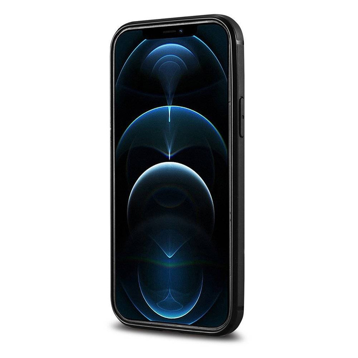 iCarer Leather Oil Wax coque en cuir véritable pour iPhone 12 Pro Max noir (ALI1206-BK)