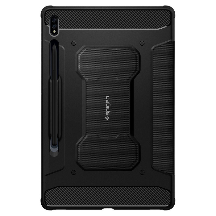 Puzdro SPIGEN Rugged Armor "Pro" Galaxy Tab S7+ Plus 12.4 T970/T976 Black Case