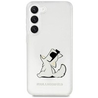 Cover Karl Lagerfeld KLHCS23MCFNRC S23 Plus S916 trasparentecase Choupette Fun Case
