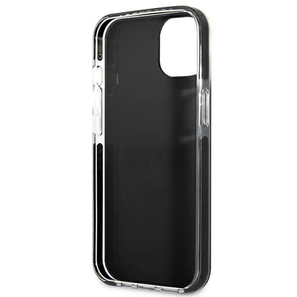 Hülle KARL LAGERFELD Apple iPhone 13 Mini Karl&amp;Choupette Schwarz Hartcase