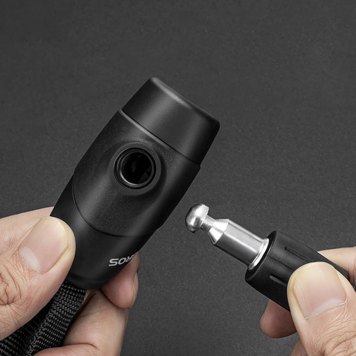 Rockbros 3230002001 antivol pour vélo avec combinaison et clé - noir