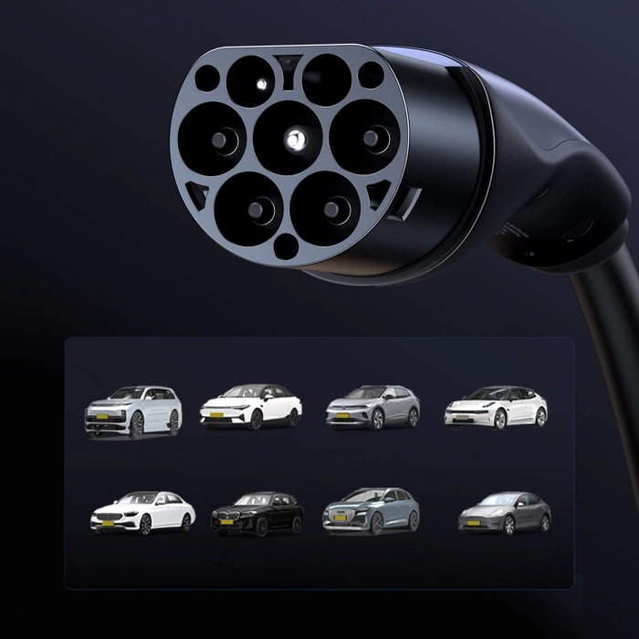 Ugreen EV708 Elektroauto-Ladekabel 32A 22kW 5m IP55 - Schwarz