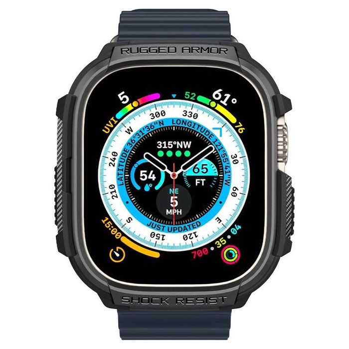 Spigen Rugged Armor Apple Watch ULTRA (49 MM) MATTE BLACK
