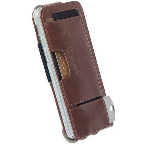 Case KRUSELL Apple iPhone 6S 6 Ekero Flexi FlipWallet 60446 Coffee Case