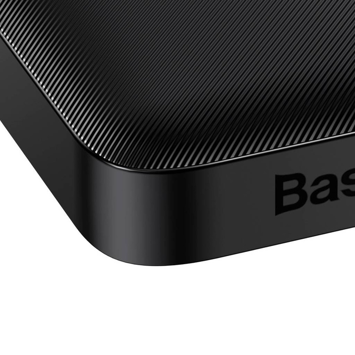 Baseus Bipow powerbank con display 10000mAh 15W negro (Overseas Edition) + USB-A - Cable Micro USB 0.25m negro (PPBD050001)