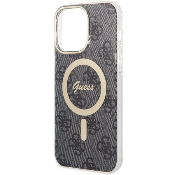 Coque Guess GUHMP14XH4STK iPhone 14 Pro Max 6.7" noir/noircase 4G MagSafe Case