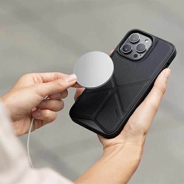 UNIQ hülle Transforma iPhone 14 6.1" Magclick Charging blau/elektrisch blau