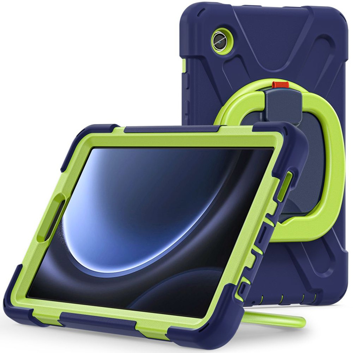Funda Tech-protect X-armor Samsung Galaxy Tab A9 8.7 X110 / X115 Navy Lime Case