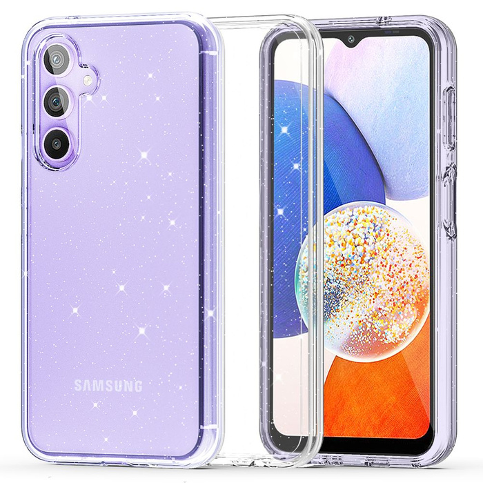 Obal Tech-protect Flexair Hybrid Galaxy A14 5G Glitter Case