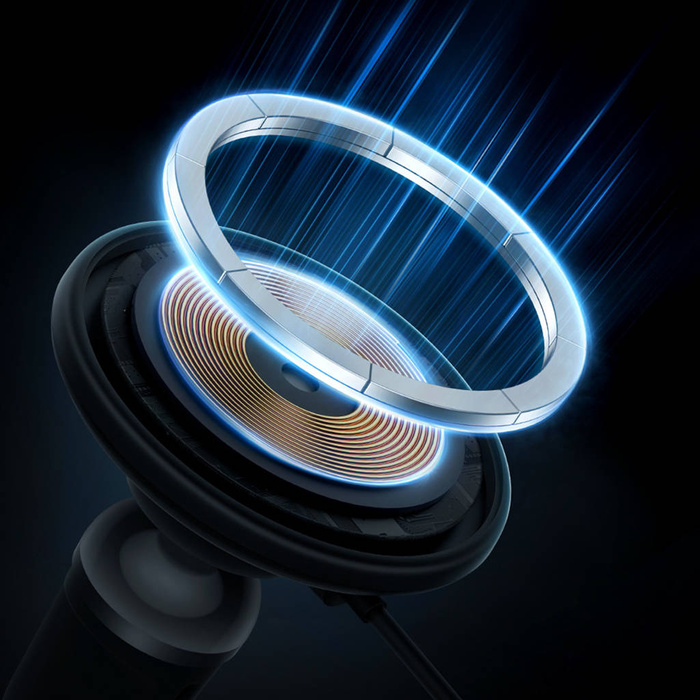 MagSafe 15W USB C 25W Baseus CW01 induktives Autoladegerät - Schwarz