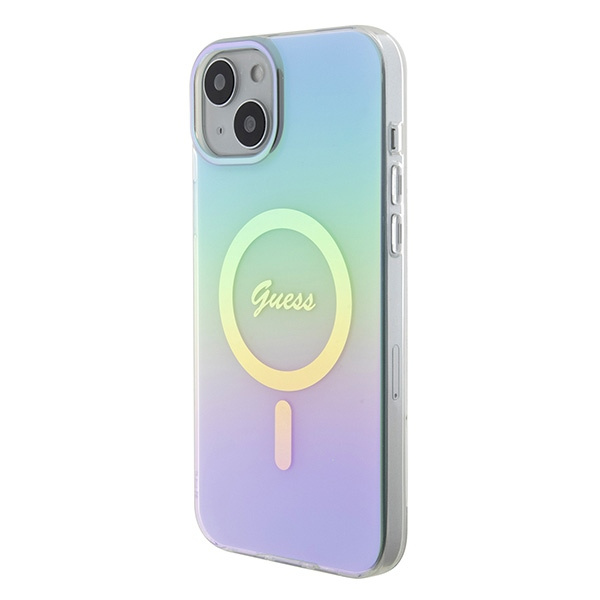 Coque Guess GUHMP15MHITSQ iPhone 15 Plus 6.7" turquoise/turquoisecase IML Iridescent MagSafe Case