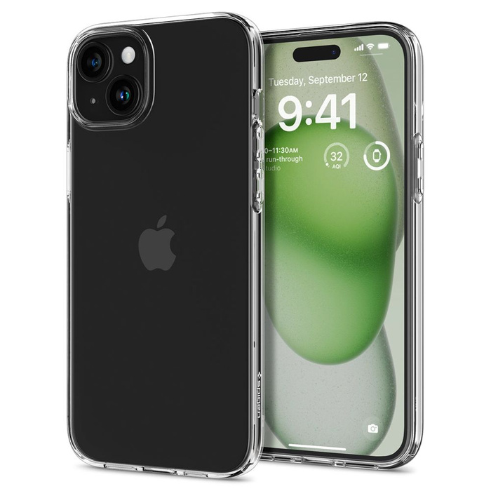 Case Spigen Liquid Crystal iPhone 15 Plus Crystal Clear Case