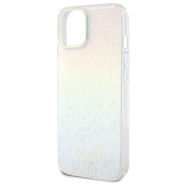 Etui Guess GUHCP15SHDECMI iPhone 15 6.1" wielokolorowy hardcase IML Faceted Mirror Disco Iridescent Case