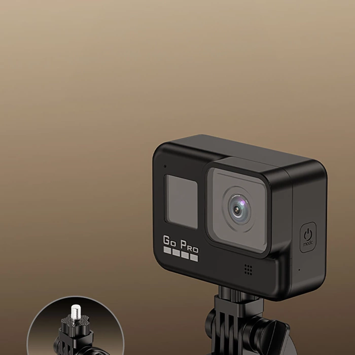 Selfie Stick WH181D-Y1S Teleskopstativ 1,75 m aus Aluminiumlegierung mit Dual-Licht und Telefonhalter – Schwarz