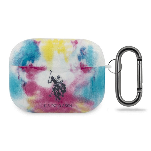 Pouzdro US POLO Apple AirPods Pro Tie &amp; Dye Collection USACAPPCUSML Vícebarevná barva Case