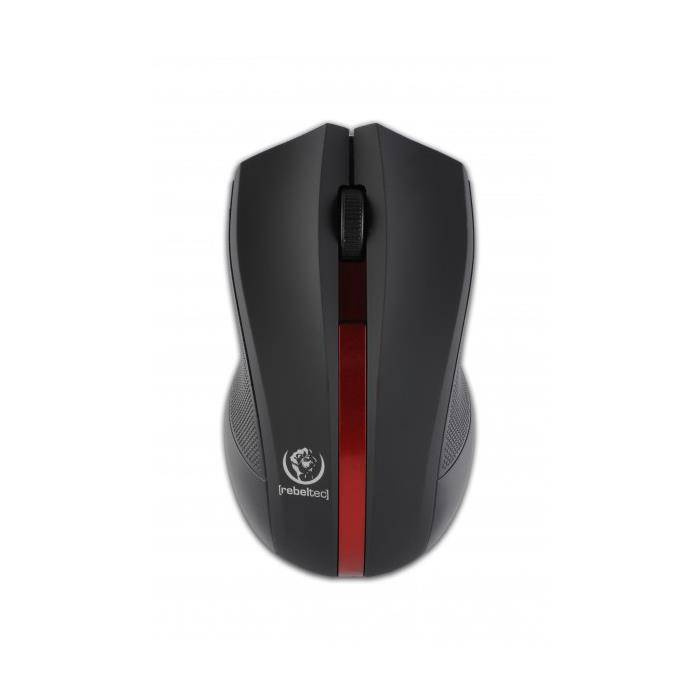 REBELTEC GALAXY black and red wireless mouse