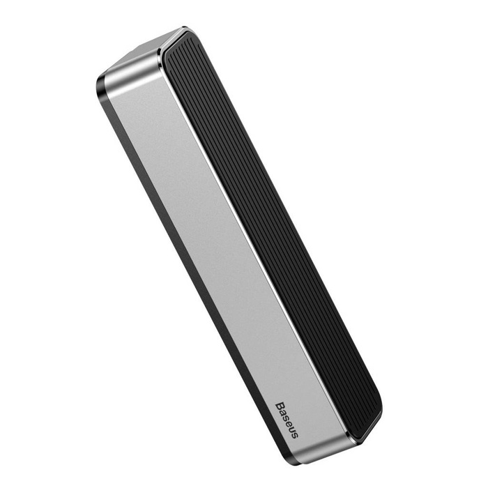 Baseus Moonlight Box Series targa da parcheggio argento con numero di telefono