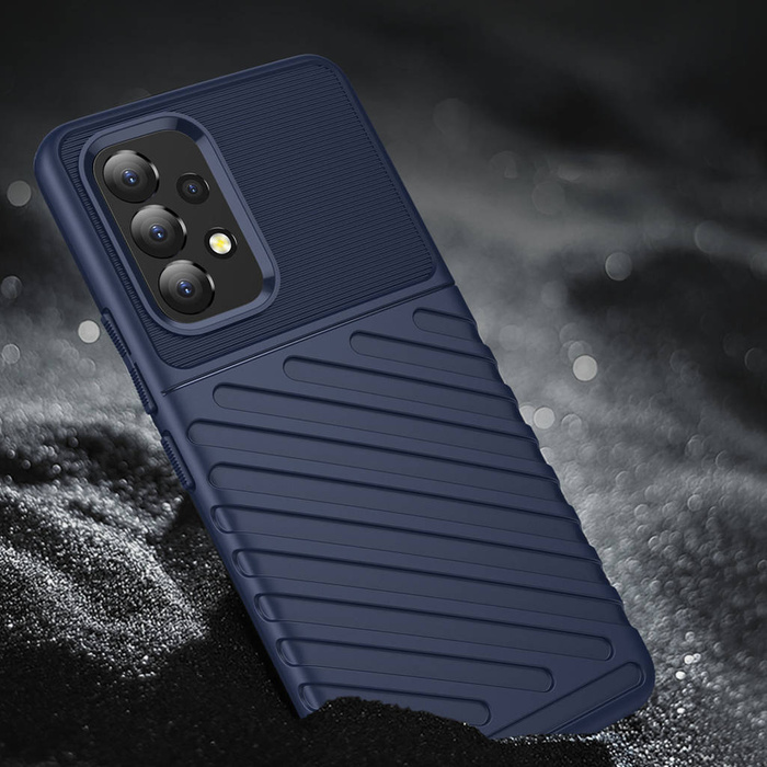 Thunder Case flexibilní pancéřovaný pouzdro kryt Samsung Galaxy A53 5G modrý