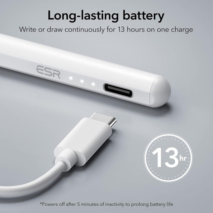 Penna stilo Esr Digital+ Magnetic Stylus Pen IPad Bianco