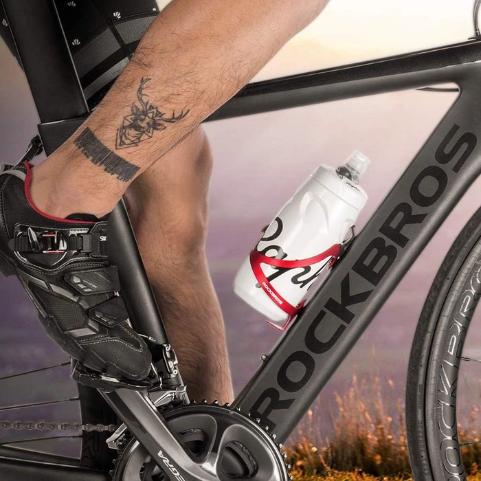 Rockbros 2017-11ARD Fahrrad-Trinkflaschenhalter – Rot