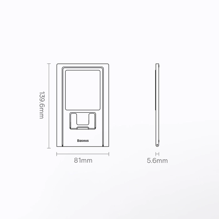 [RETURNED ITEM] Supporto da tavolo pieghevole Baseus Supporto per tablet in grafite (LUKP000013)