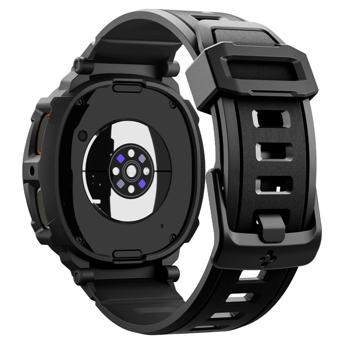 Spigen Rugged Armor "PRO" SAMSUNG Galaxy Watch 8 (44 MM) MATTE SCHWARZ