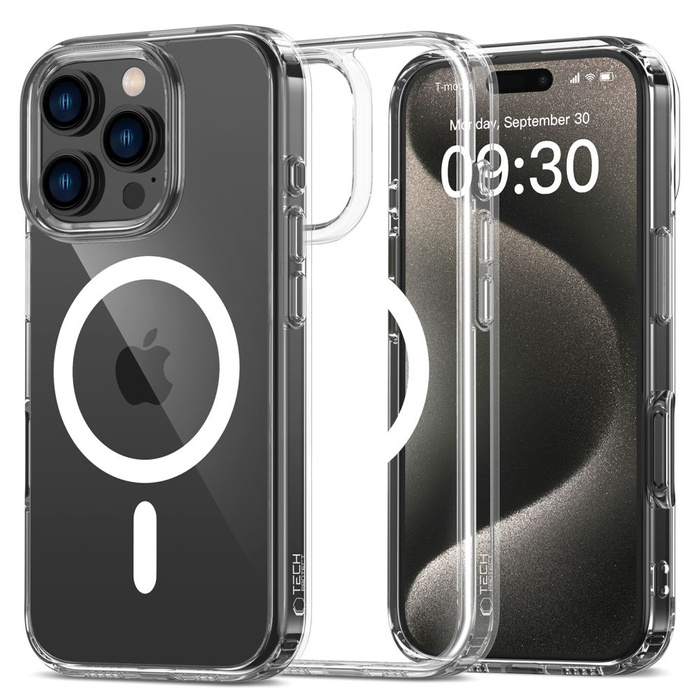 Etui TECH-PROTECT FLEXAIR HYBRID MAGSAFE IPHONE 16 PRO CLEAR