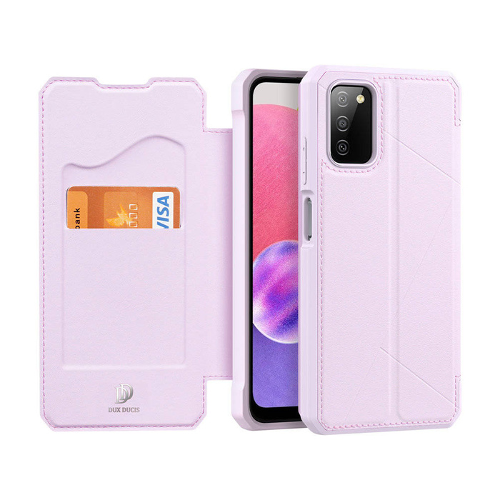 Kryt DUX DUCIS Skin X Holster Cover pro Samsung Galaxy A03s růžový