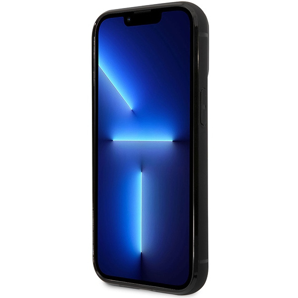 Funda BMW BMHCP14X22RSEPK iPhone 14 Pro Max 6.7" negro/negro Ranura para tarjeta de piel