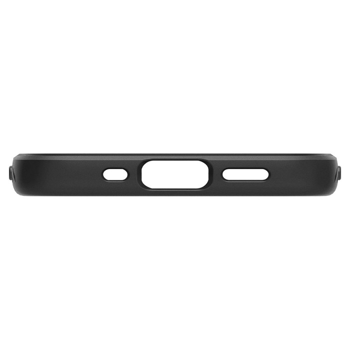 Cover SPIGEN Liquid Air iPhone 12 Mini custodia nera opaca