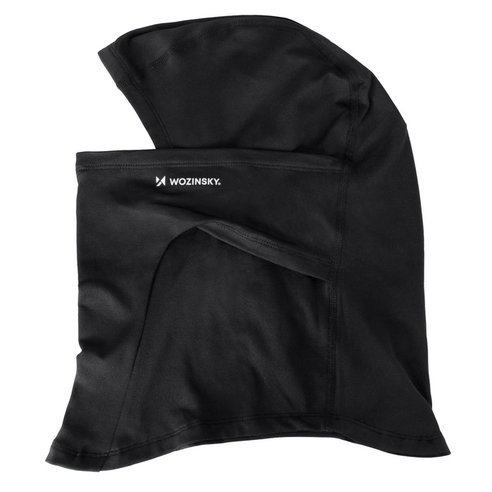 Cagoule thermoactive Wozinsky sous casque noire (WTBBK1)
