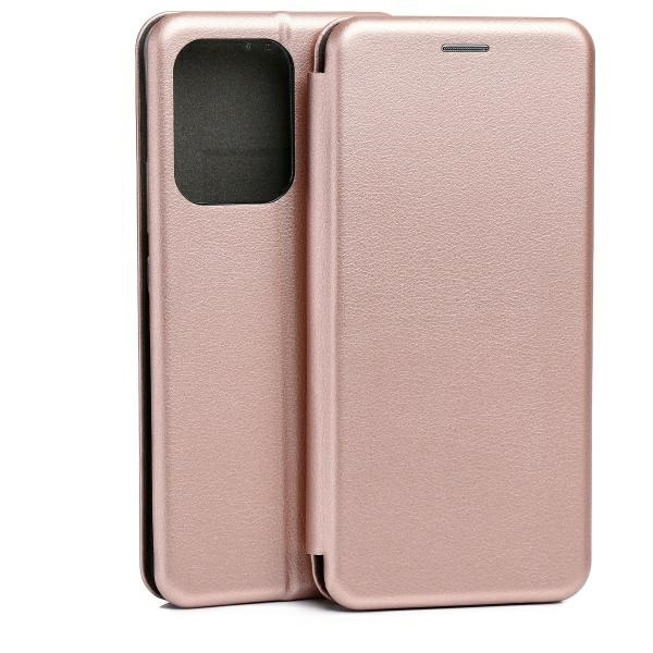 Etui Beline Book Magnetic do Samsung A17 5G różowo-złoty