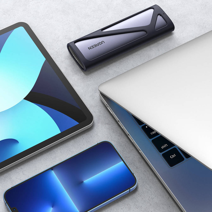 Ugreen CM400 M.2 SATA/NVMe Hard Drive Enclosure Grey