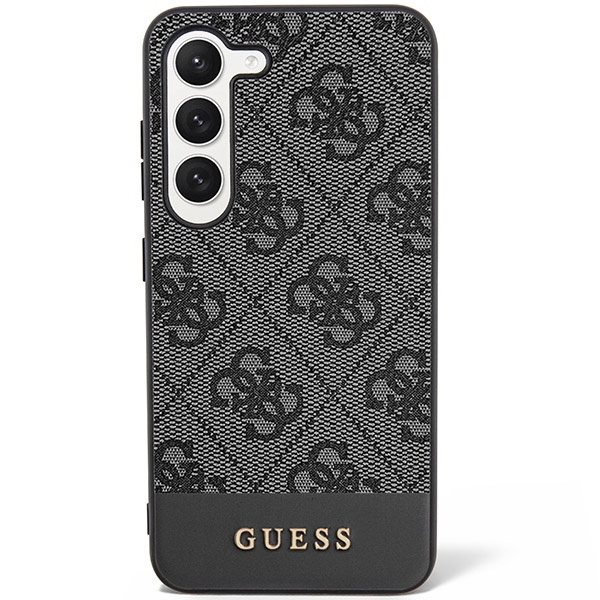Case Guess GUHCS23MG4GLGR S23 Plus S916 black/black hardcase 4G Stripe Collection