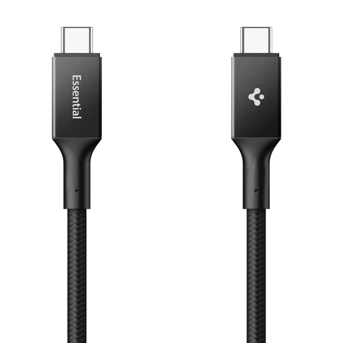 Spigen EB10010CC ESSENTIAL TYP-C KABEL 100W 100CM SCHWARZ