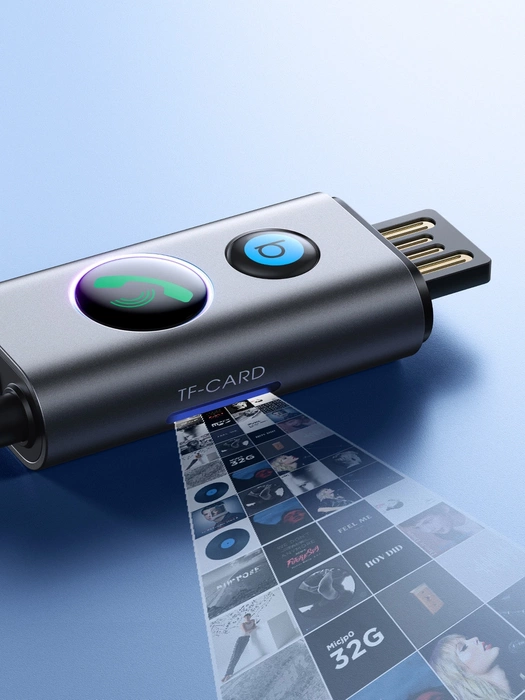 Ricevitore wireless per auto Joyroom JR-CB7 - grigio