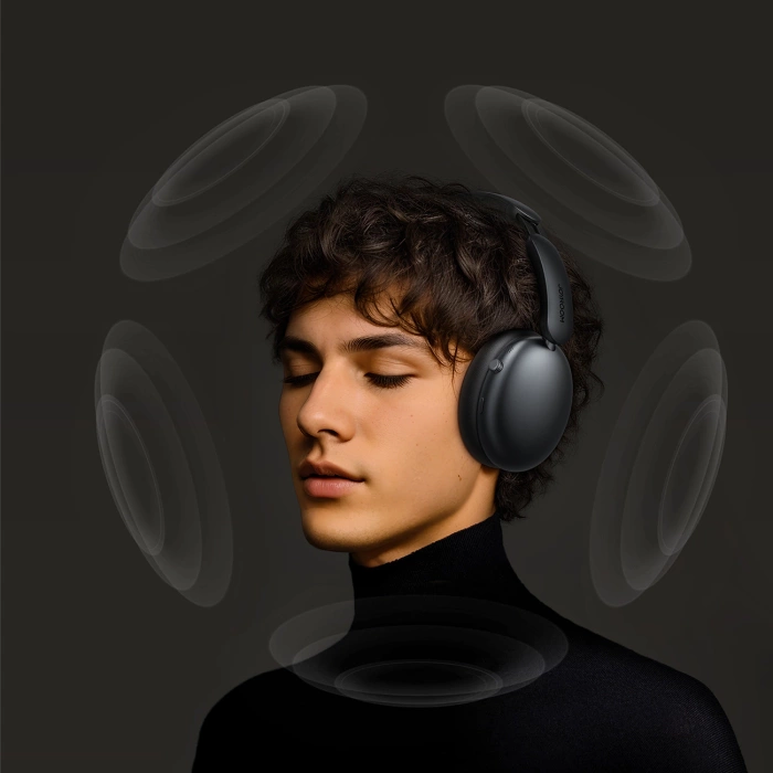 Joyroom J-Head Series JR-JH1 Wireless Headphones with ANC Bluetooth - Black